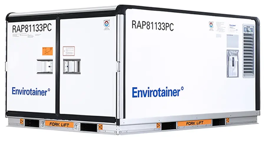 Diab core material in Envirotainer