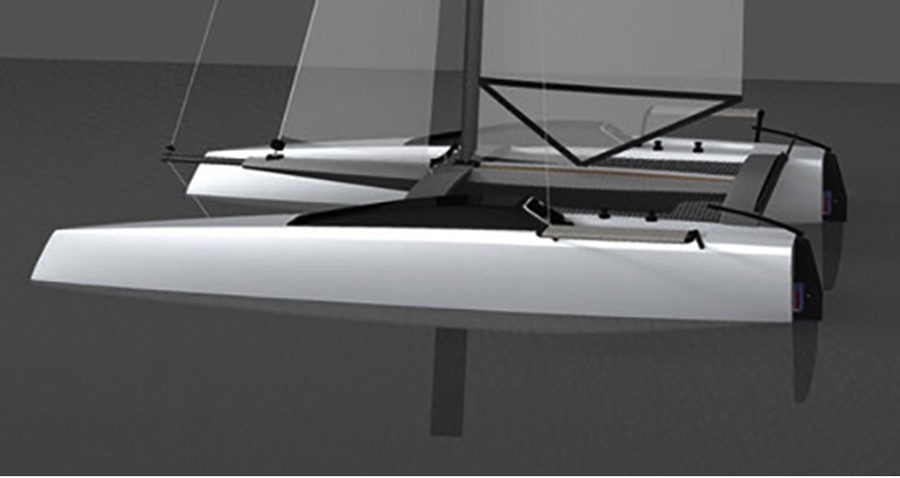 Grainger constructs 8.5 m racing day catamaran with CCG help