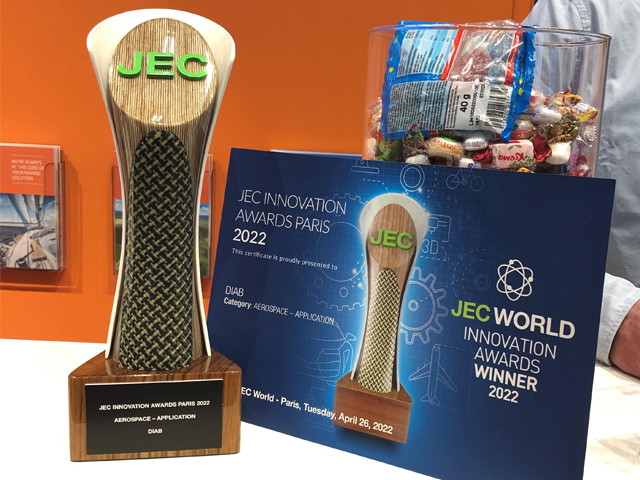 Diab won JEC Innovation Award 2022